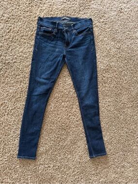 Express Dark Wash Skinny Jeans